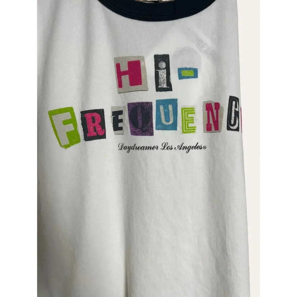 Daydreamer High Frequency Graphic Colorblock Crewneck T-Shirt Size XL